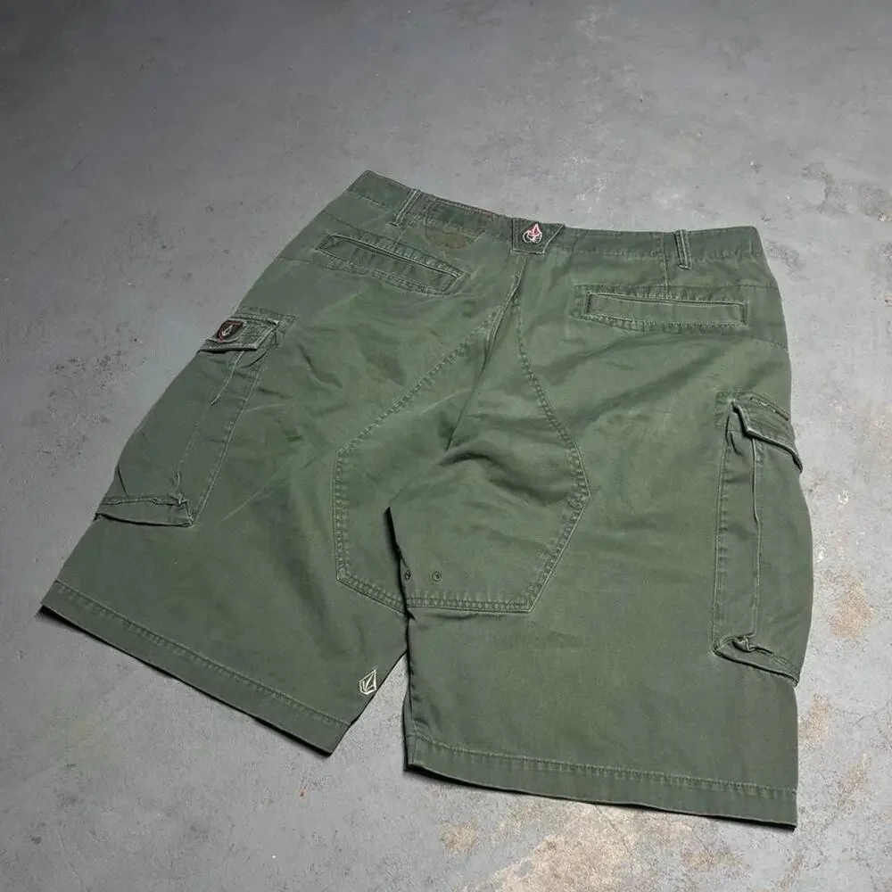 Vintage Baggy Volcom-Stone 'Scout' cargo Shorts Size 36 For Men
